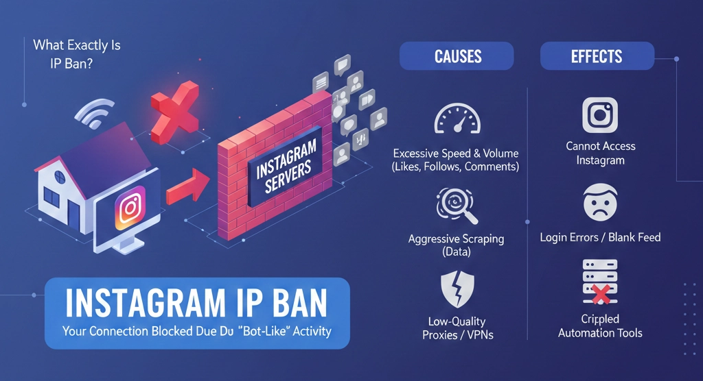What is an Instagram IP ban and how it affects your account access