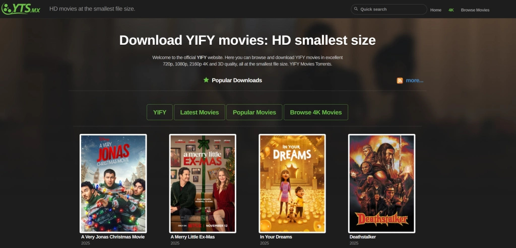 Download YIFY movies safely using residential proxy