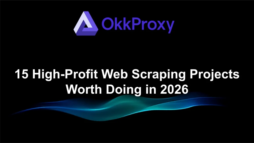 15 most profitable web scraping projects in 2026 including Truth Social scraper, ZoomInfo scraping, Alibaba scraper, and ecommerce data tools