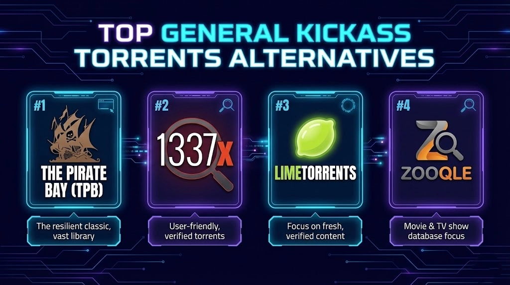 Best Kickass Torrents Alternatives in 2026 for safe and reliable torrenting