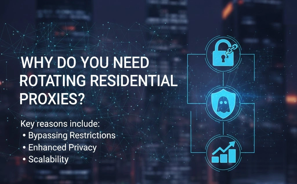 What are residential proxies used for? OkkProxy guide showing web scraping, ad verification, market research, and geo-unblocking use cases