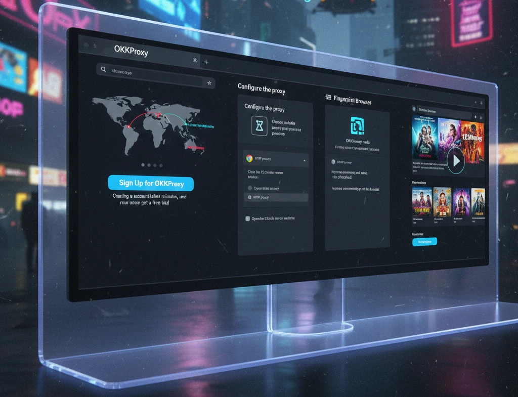 Access 123Movies securely using OKKProxy for unrestricted streaming