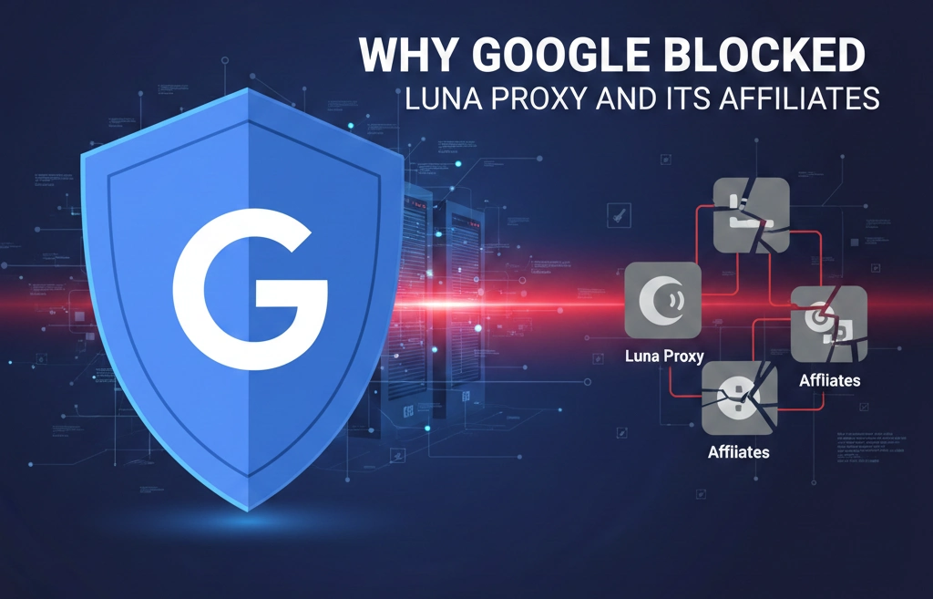 Google's disruption of Luna Proxy explained - impact analysis diagram