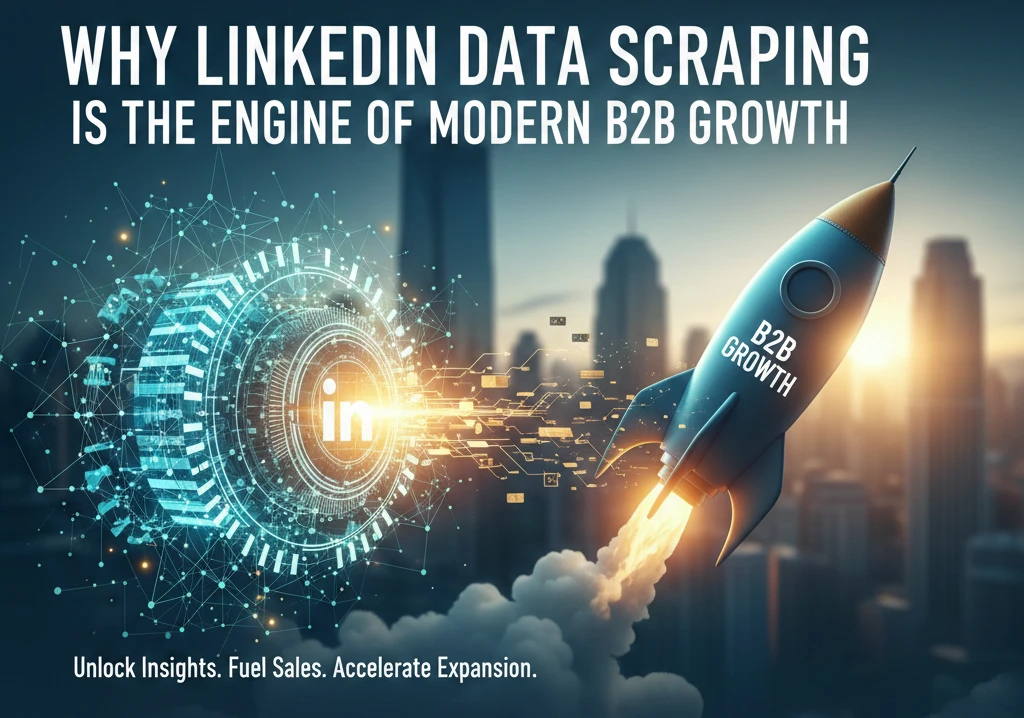 Why LinkedIn data scraping is important for B2B businesses, guided by OkkProxy