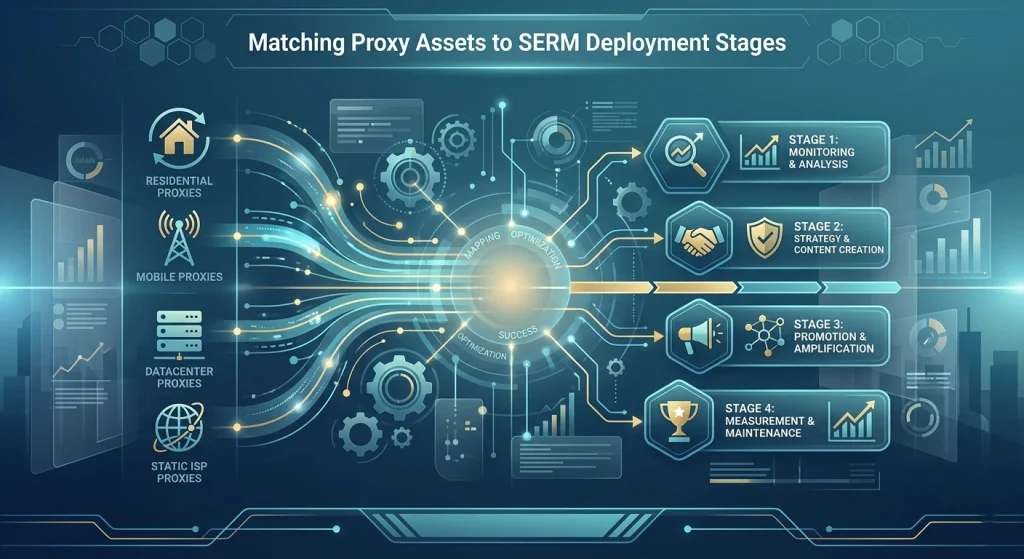 OKKProxy guide matching proxy assets to SERM deployment stages