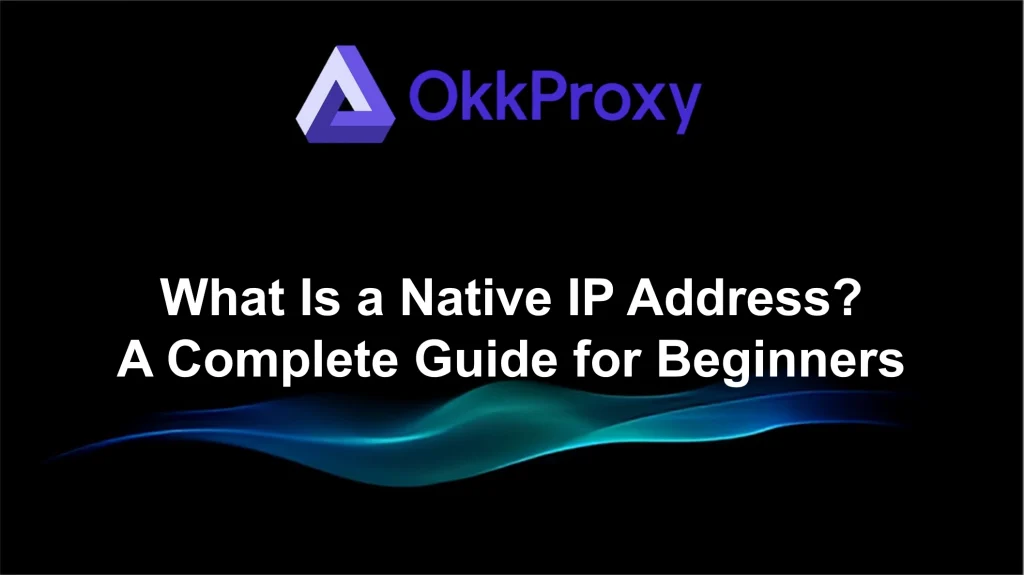 Okkproxy guide explaining what a native IP address is and how it differs from other IP types